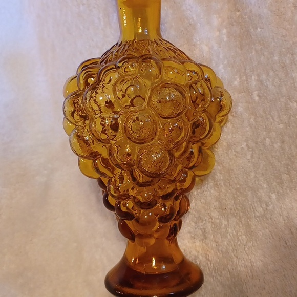 Vintage wine decanter amber carafe vintage bar ware Decanter - Picture 5 of 5